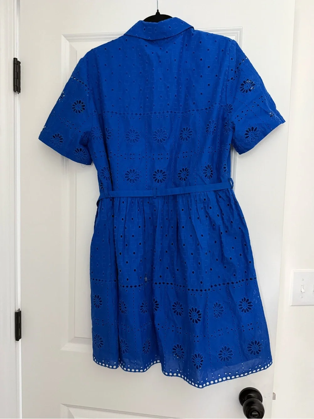 Zara Royal Blue Short Shirtwaist Mini Dress - Picture 4 of 4